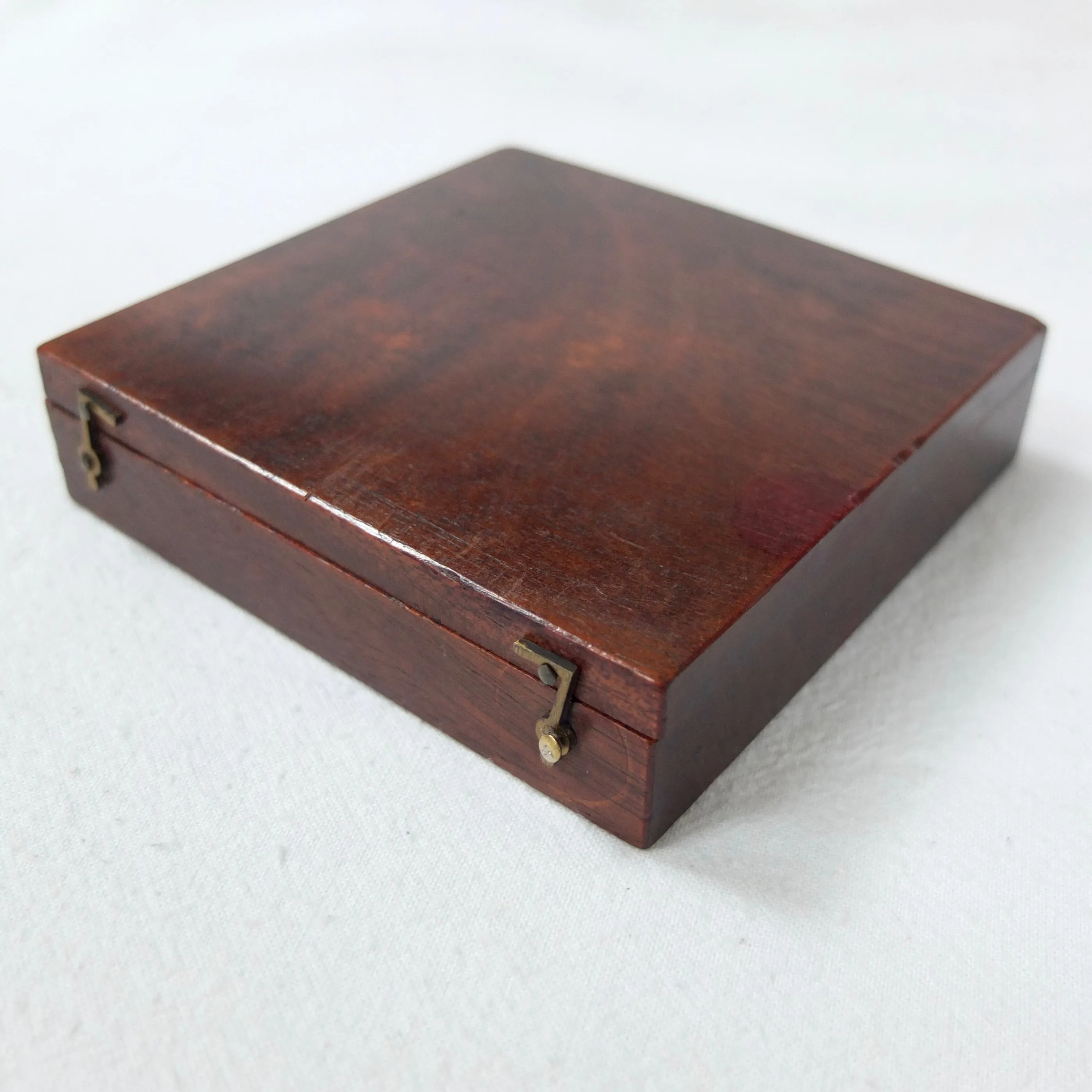 Francis Barker Wooden Pocket Compass c.1850