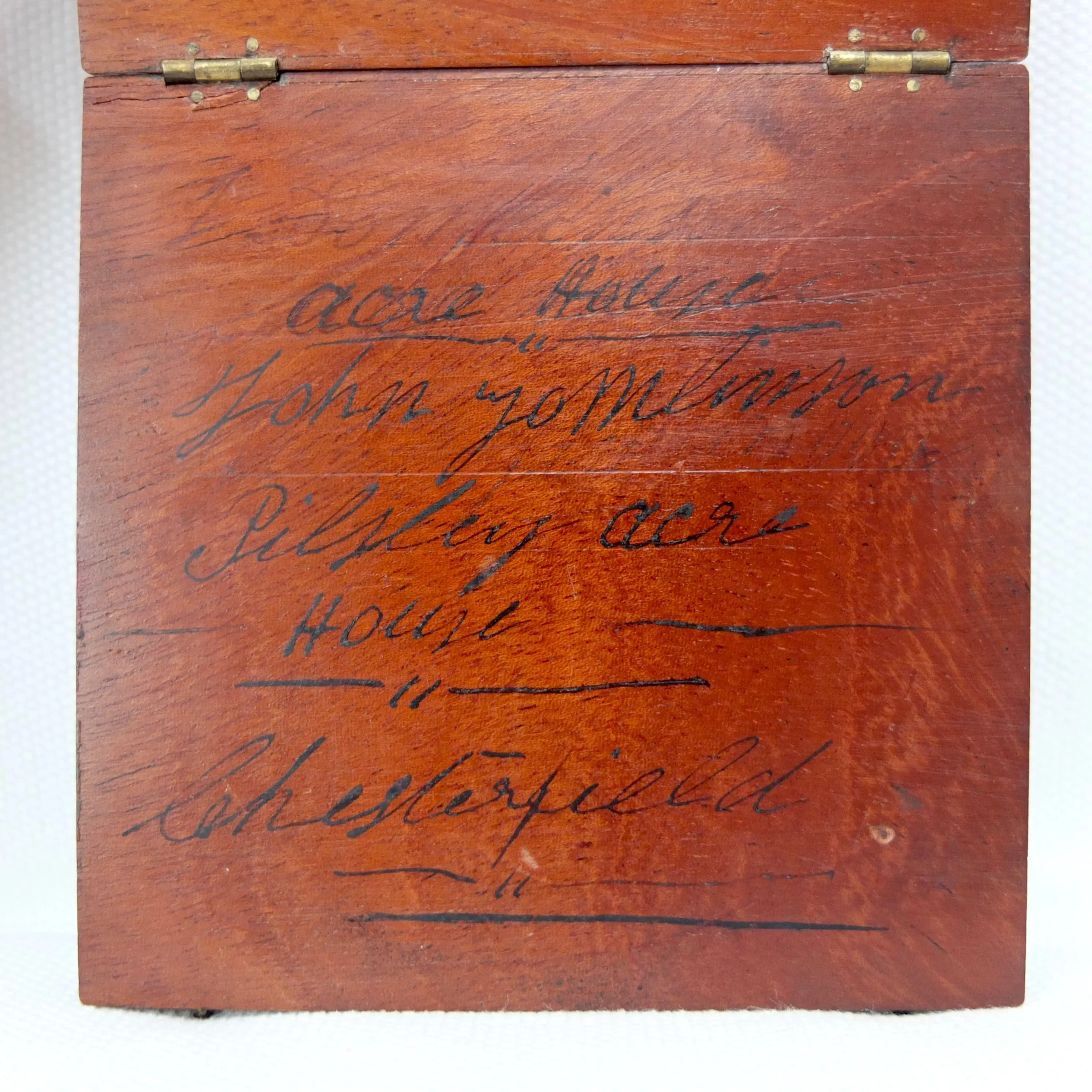Francis Barker Wooden Pocket Compass c.1850
