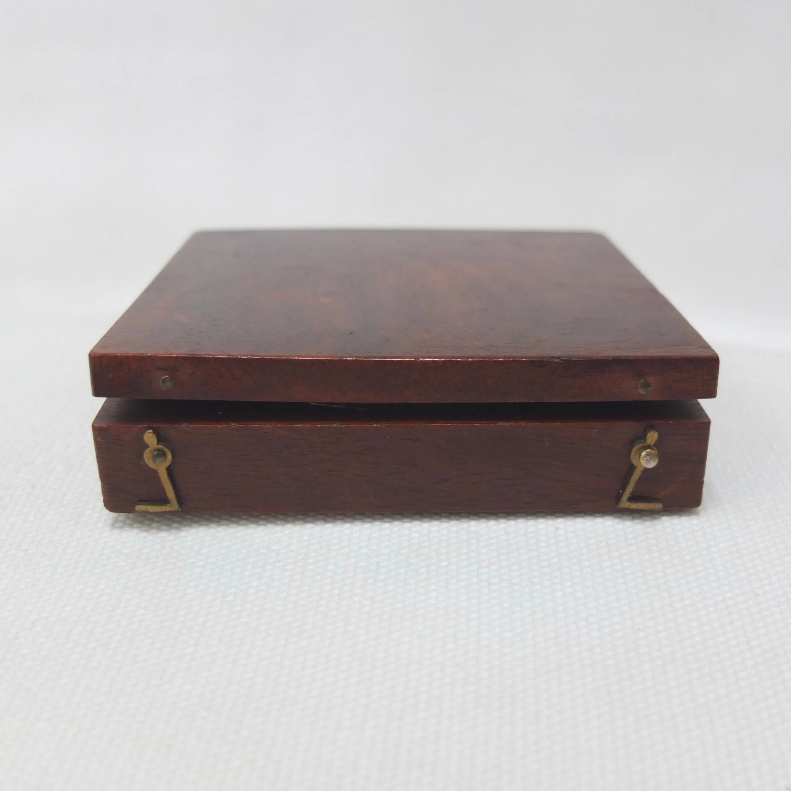 Francis Barker Wooden Pocket Compass c.1850