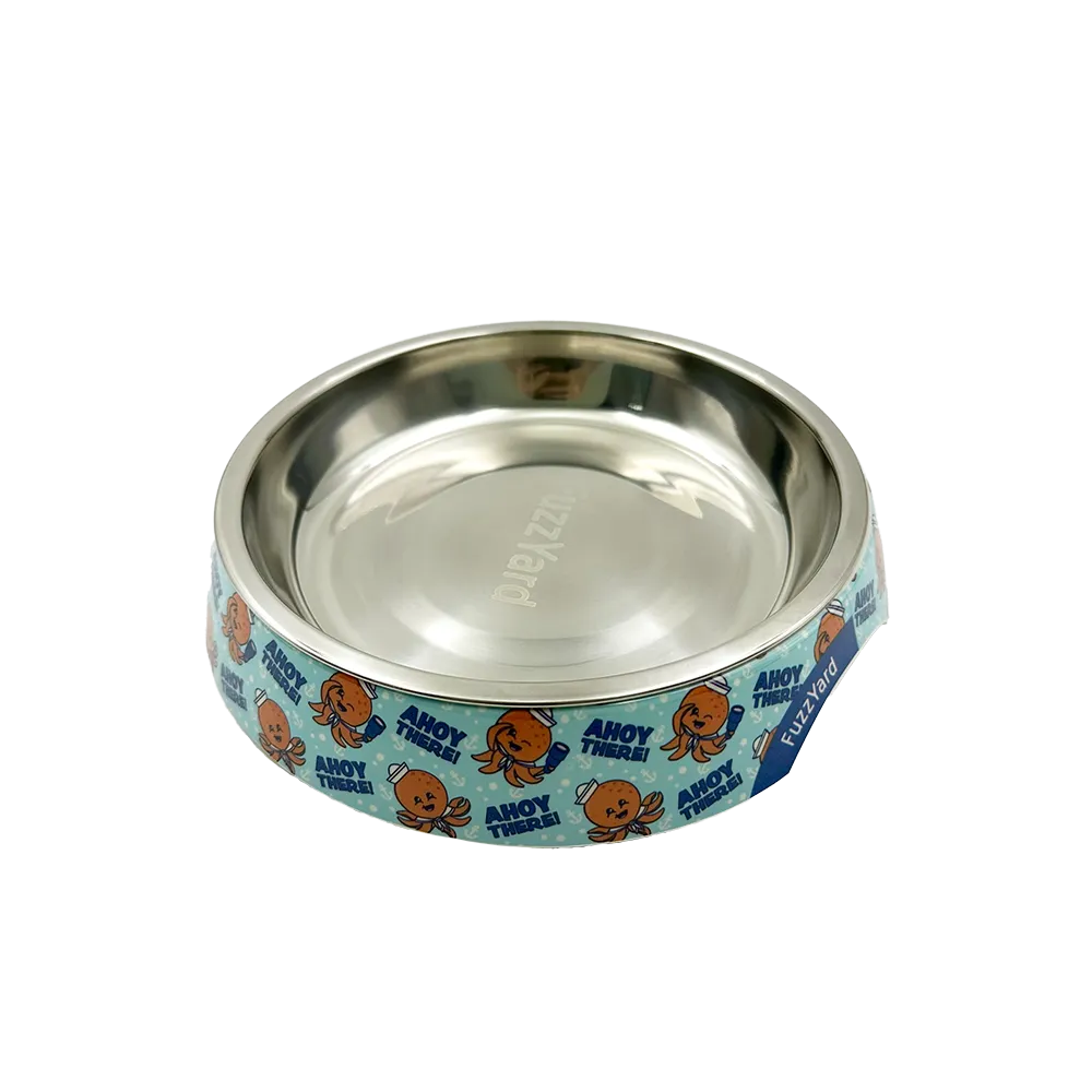 Fuzzyard Cat Bowl - Ahoy There!