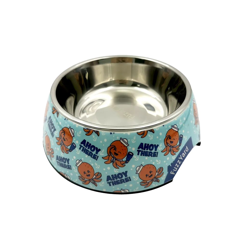 Fuzzyard Dog Bowl Ahoy There! M