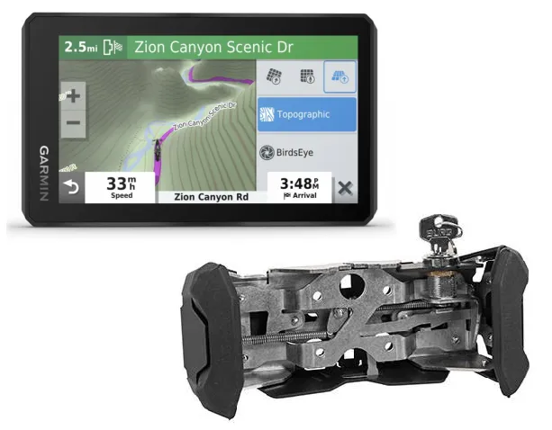 GARMIN ZUMO XT MOTORCYCLE GPS NAVIGATOR / LOCKING DOCK BUNDLE