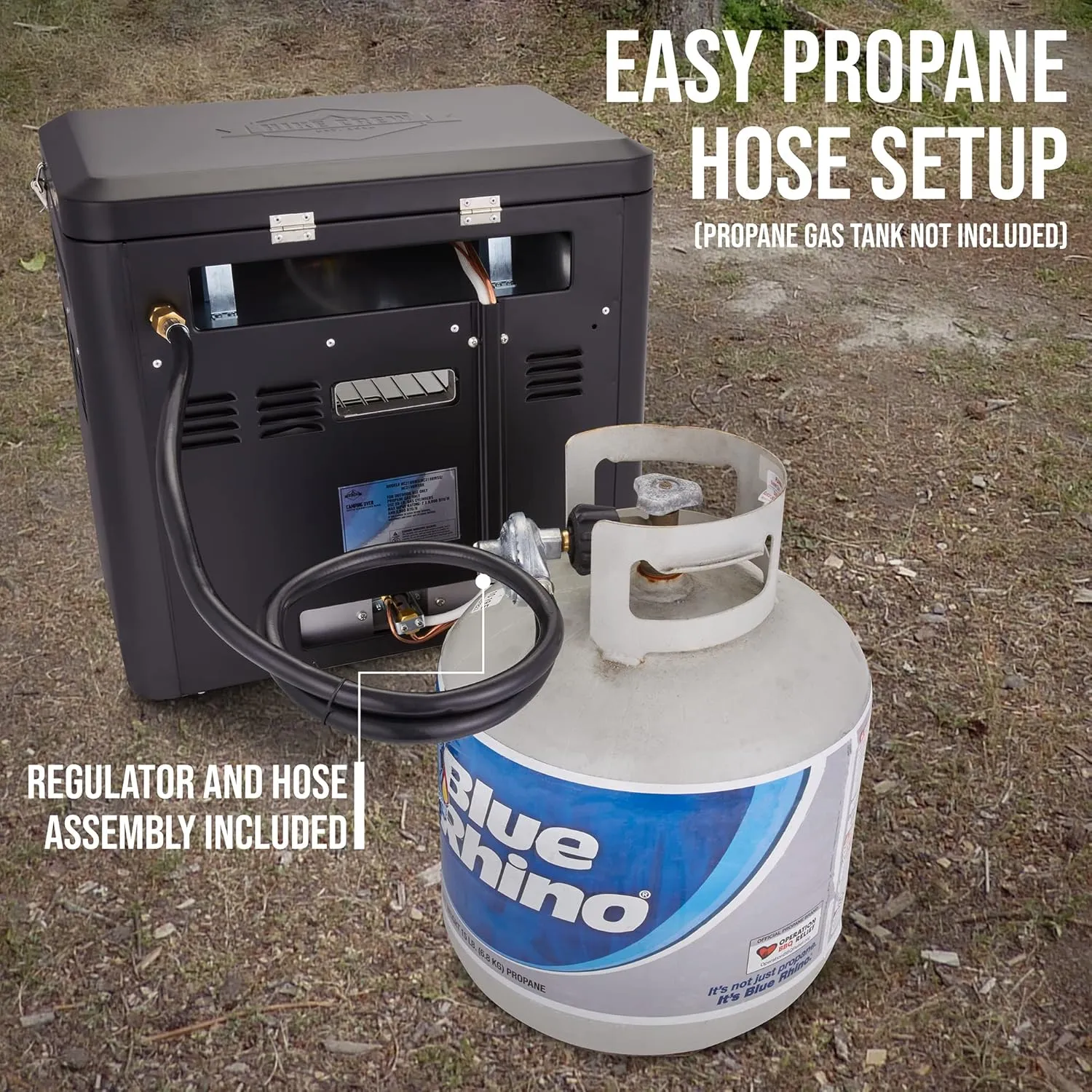 Gas Camping Oven, CSA Approved 2-Burner Stove & Camp Oven with Bag, Igniter & More