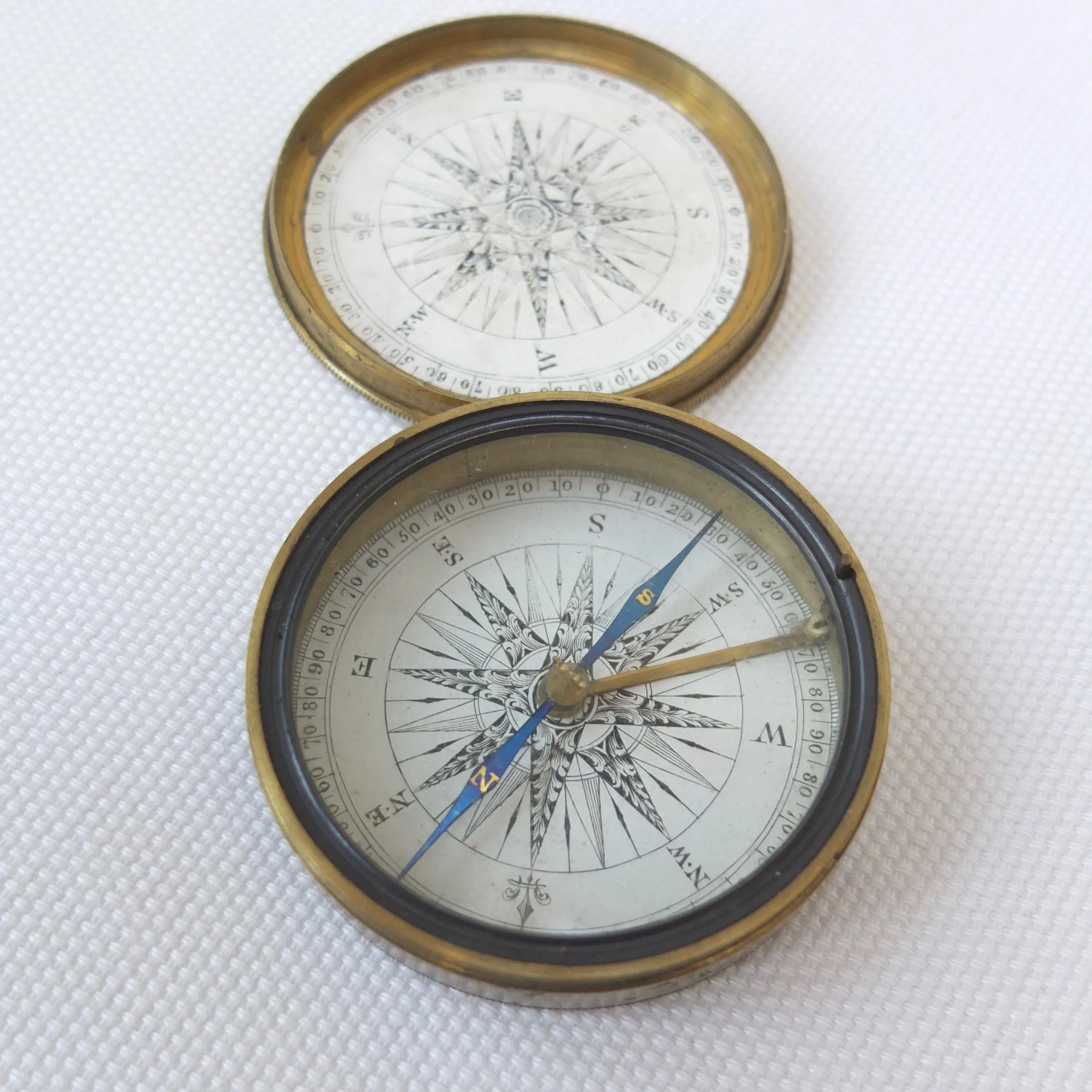 Georgian Brass Pocket Compass c.1830