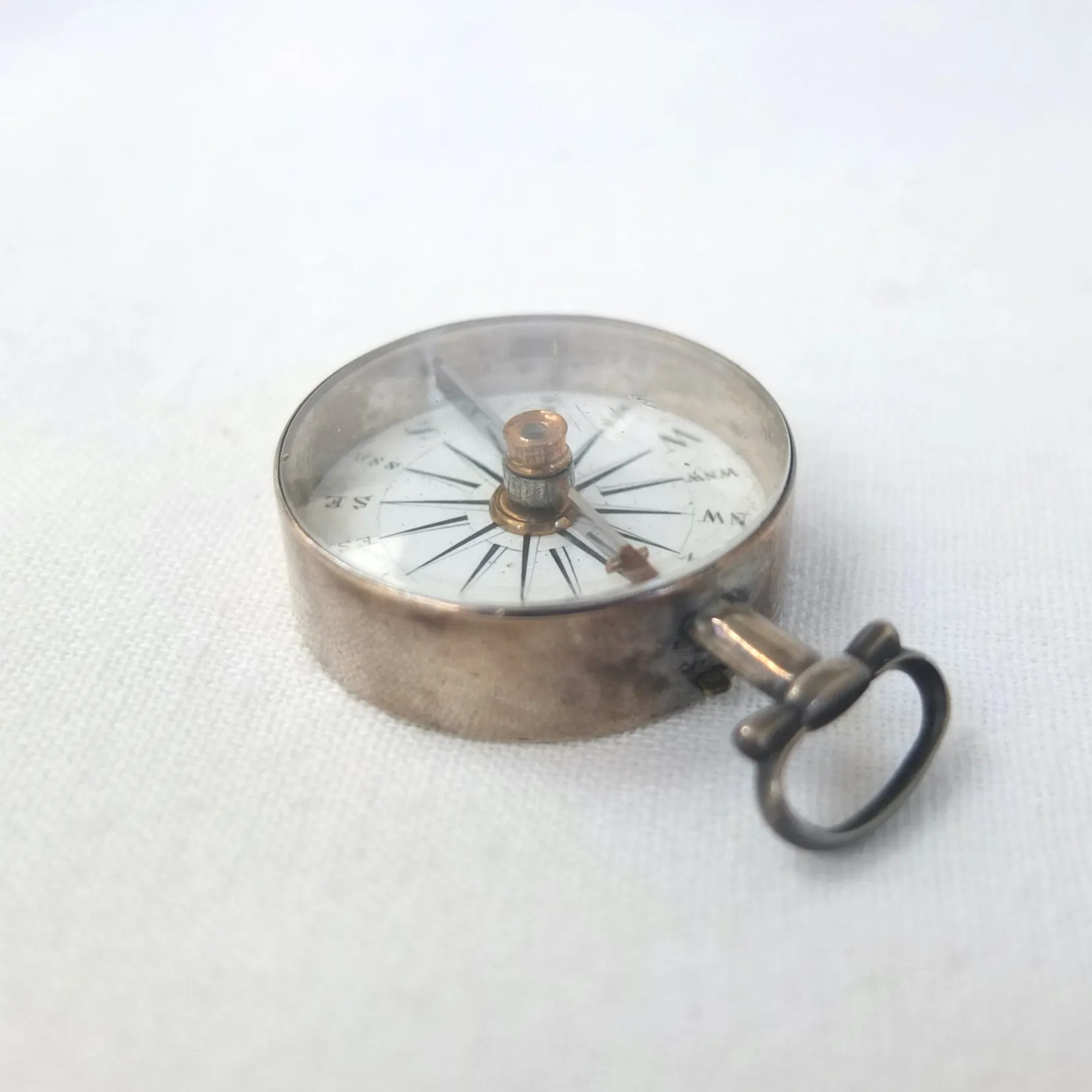 Georgian Silver Pocket Compass c.1815