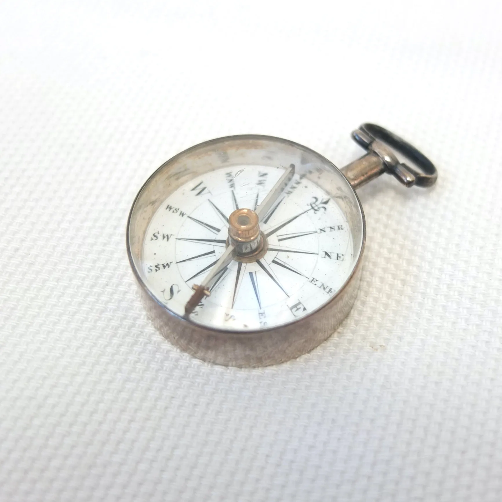 Georgian Silver Pocket Compass c.1815