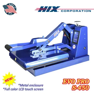 HIX S-450 Auto-Open Clamshell Heat Press 15" x 15"