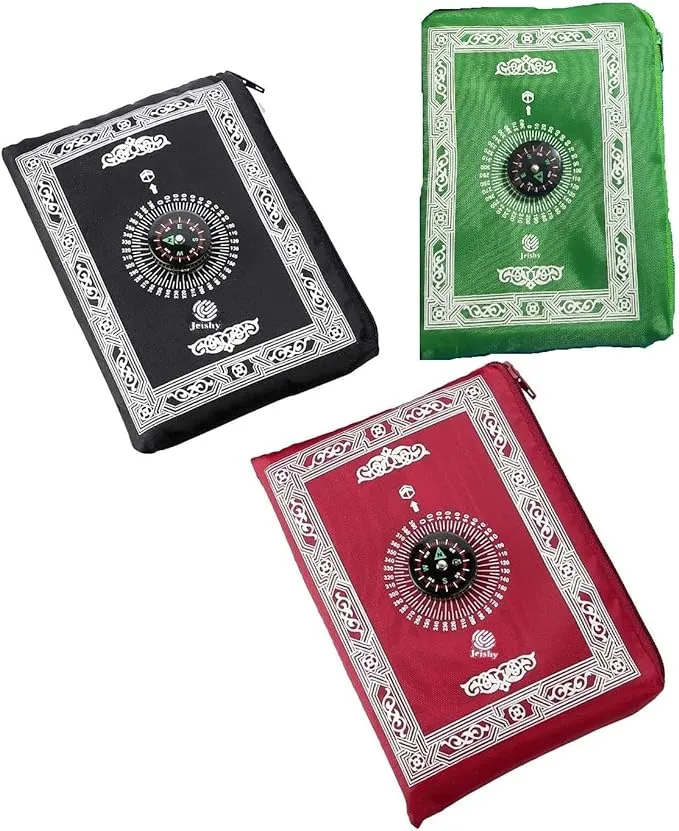 Islamic Prayer Mat with compass Qibla Direction S4876902