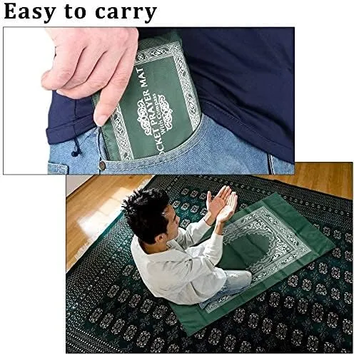 Islamic Prayer Mat with compass Qibla Direction S4876902
