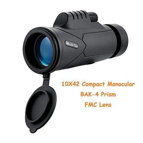 MaxUSee Kids Telescope 400x40mm with Finder Scope for Kids & Beginners   Portable 10X42 HD Monocular with BAK4 Prism FMC Lens for Moon Viewing Bird Watching Wildlife Scenery