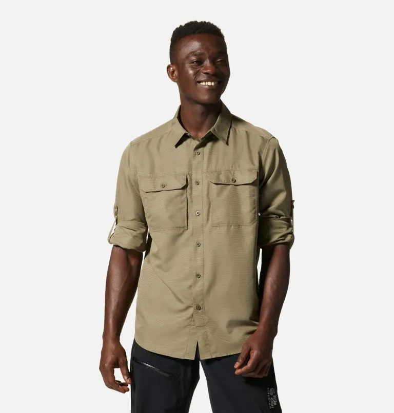 Men's Canyon Long Sleeve Shirt - Stone Green