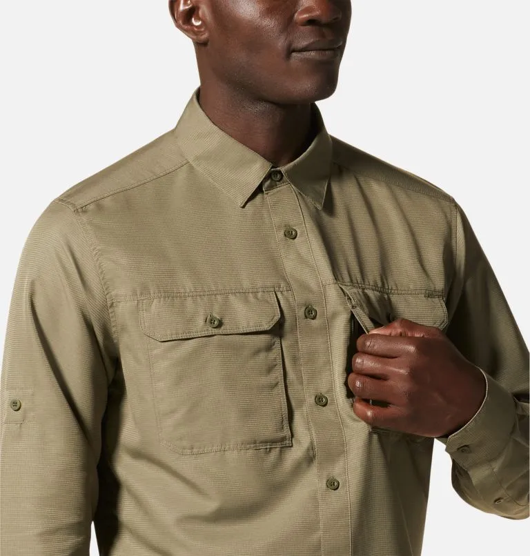 Men's Canyon Long Sleeve Shirt - Stone Green