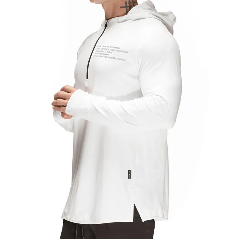 Moisture Wicking Hoodie Workout Top