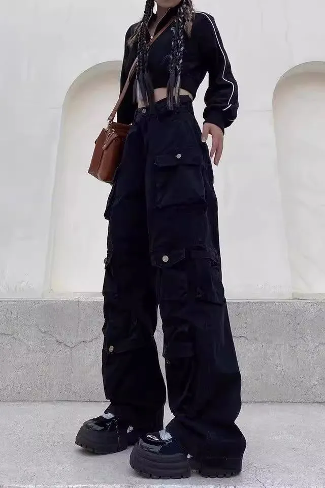 Multi-Pocket Loose cargo Pants