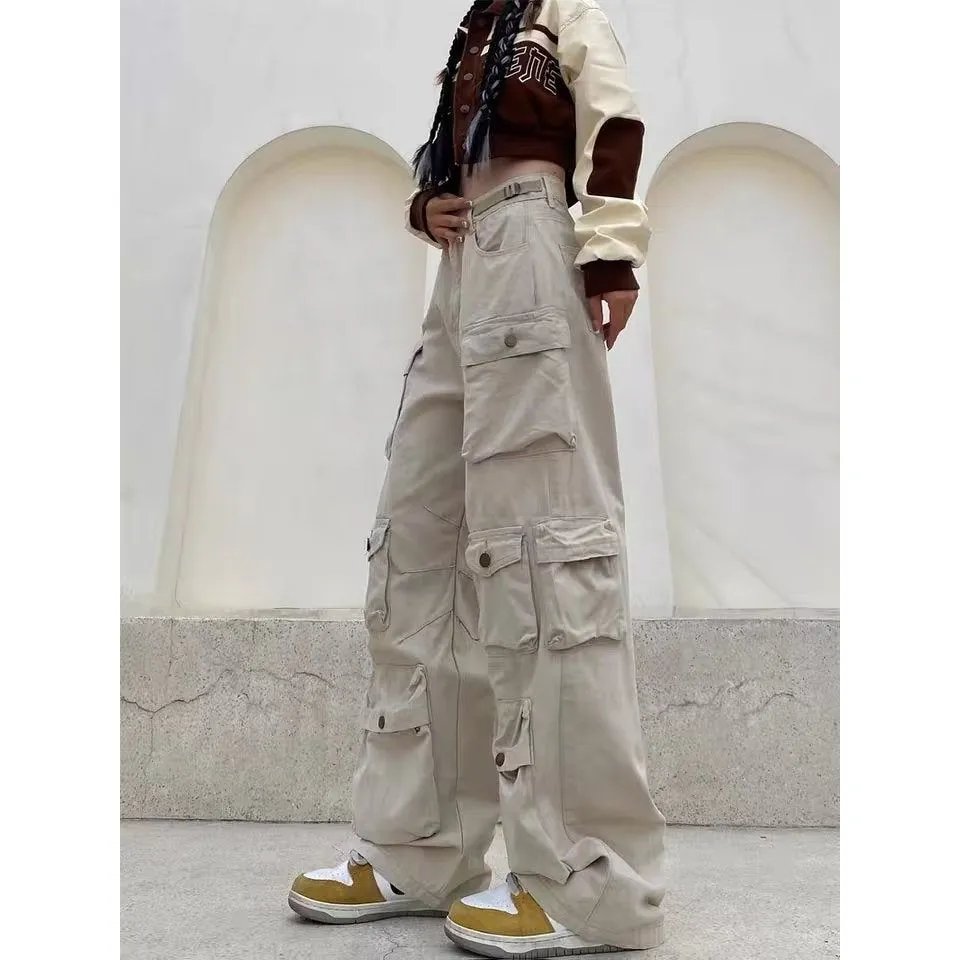 Multi-Pocket Loose cargo Pants
