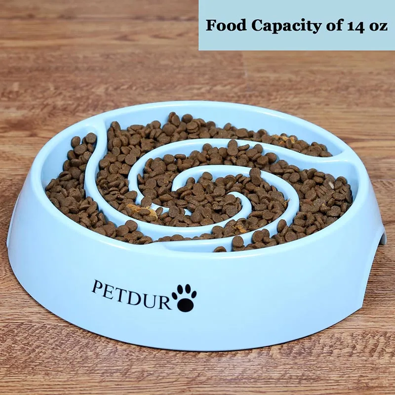 PETDURO Dog Bowl Slow Feeder Maze Puzzle Food Bowls for Fast Eaters of All Sizes