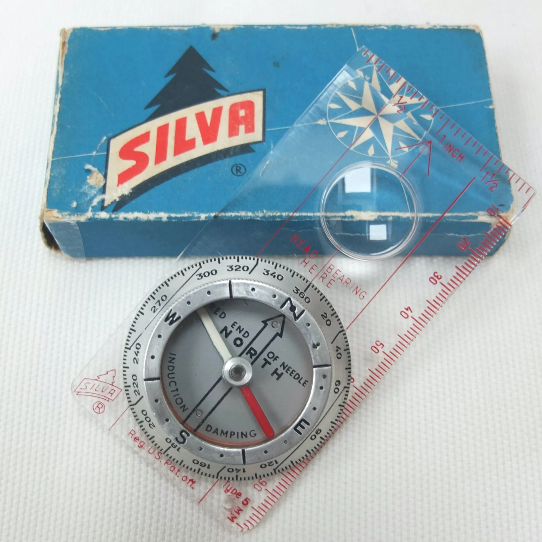 Silva Type 5 Induction Damped Compass c.1960