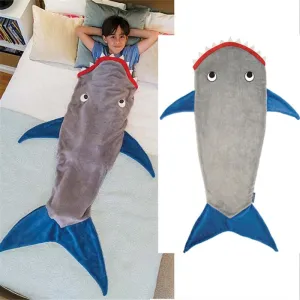 Sleeping Blanket Kids: Shark & Mermaid