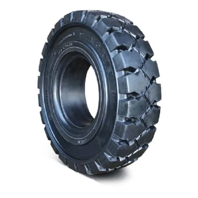 Solid Resilient Forklift Tires 21x8-9 - 6" Rim Width