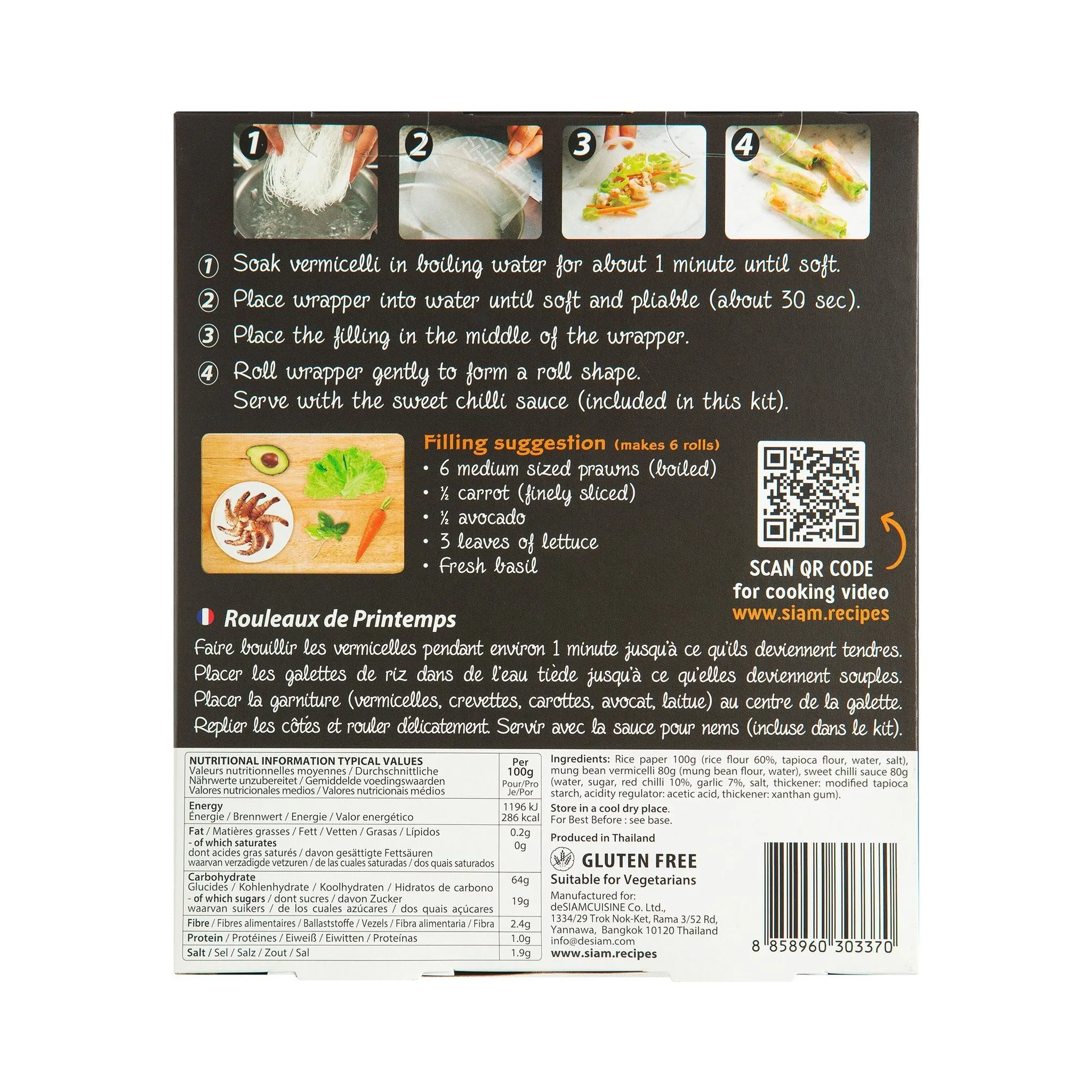 Spring Rolls Kit 260g