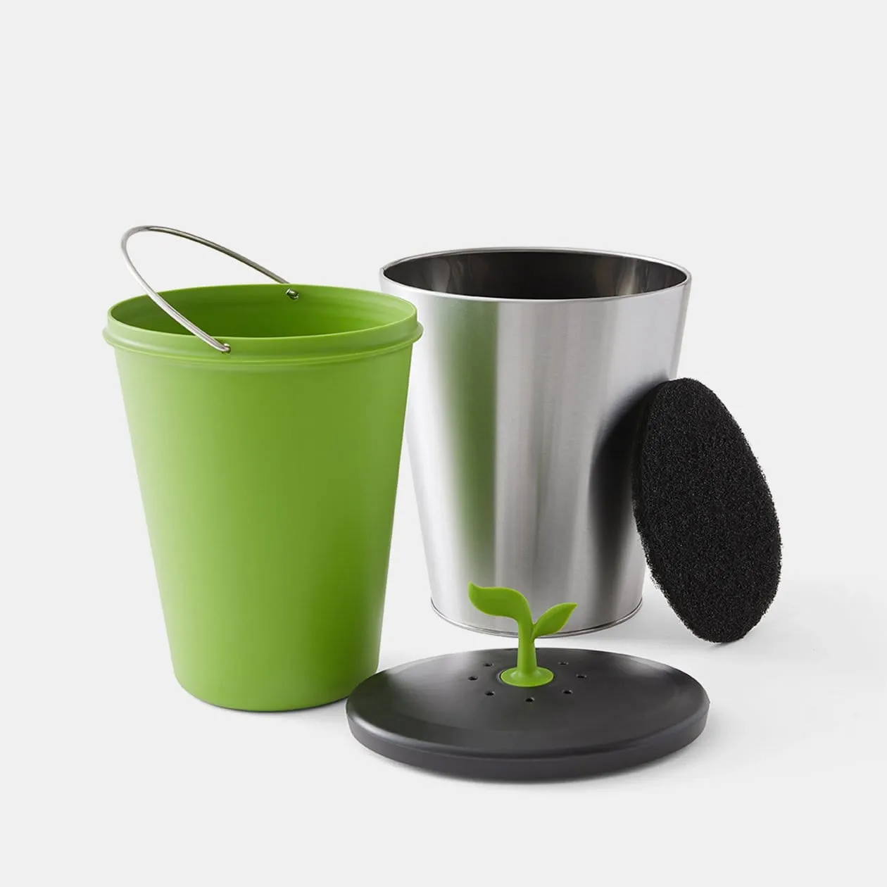Stainless Steel Compost Bin