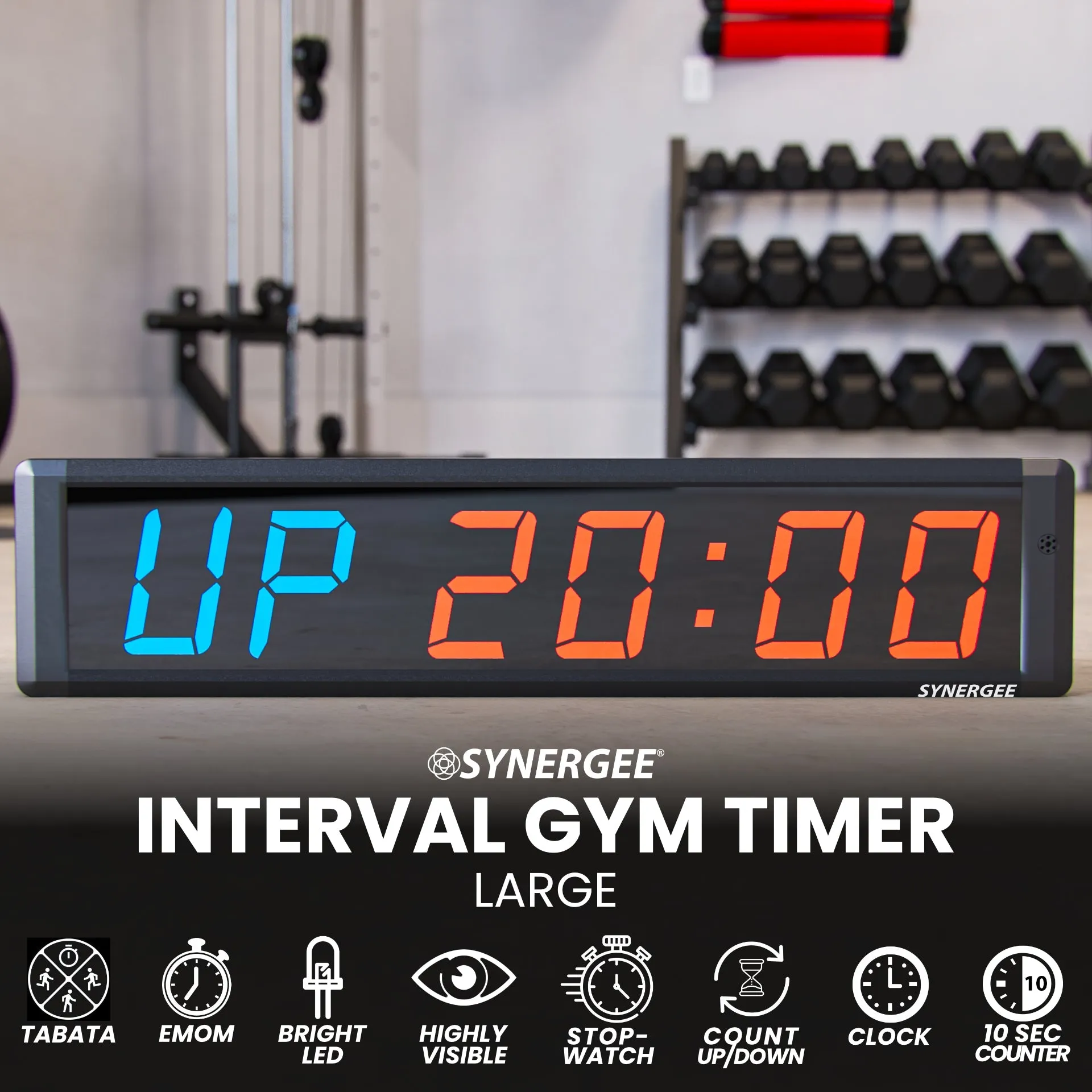Synergee Customizable Interval Gym Timer