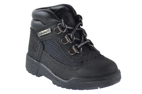 Timberland Baby Toddlers Waterproof Scuffproof Field Boots Black