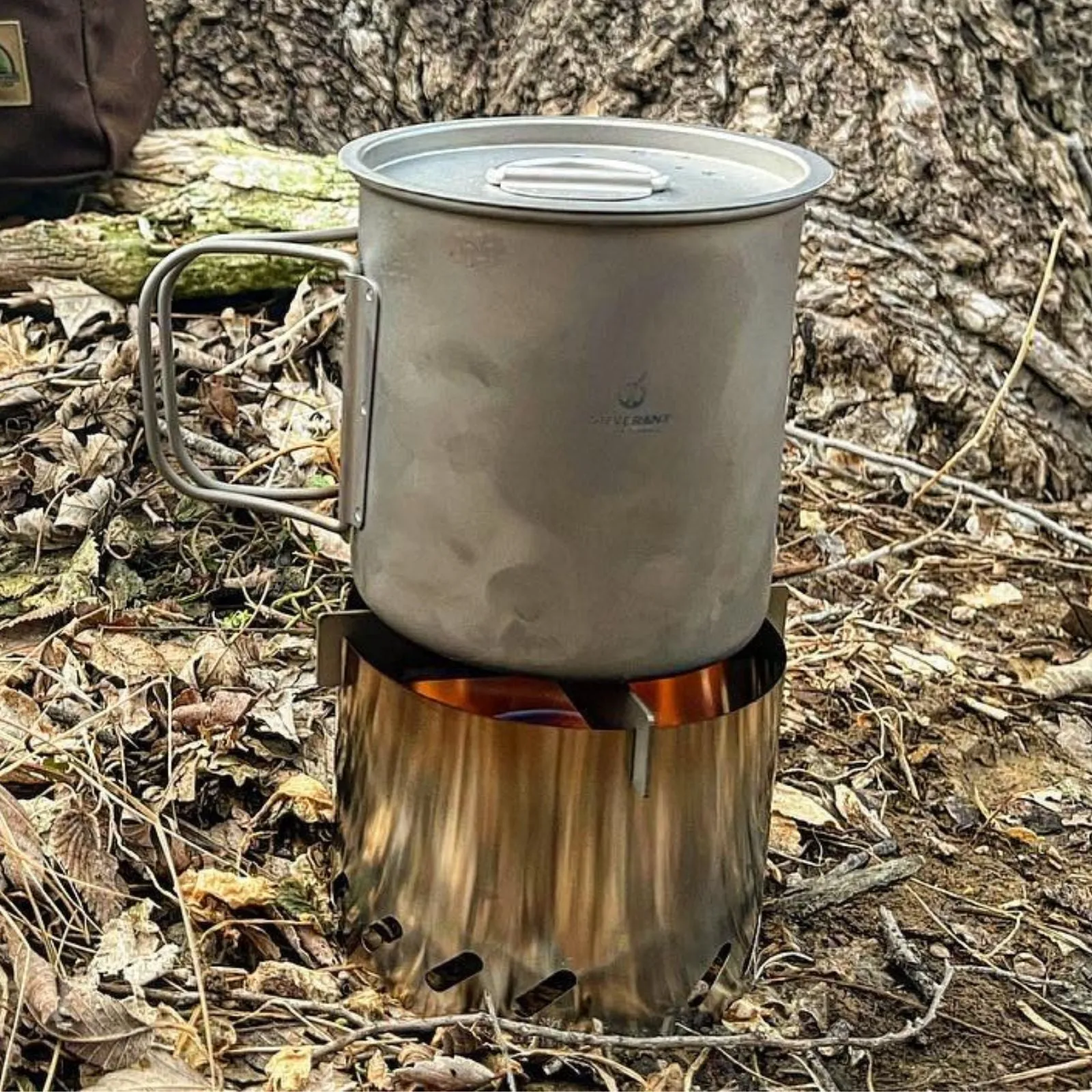 Ultralight Titanium Multi-Fuel Alcohol Stove