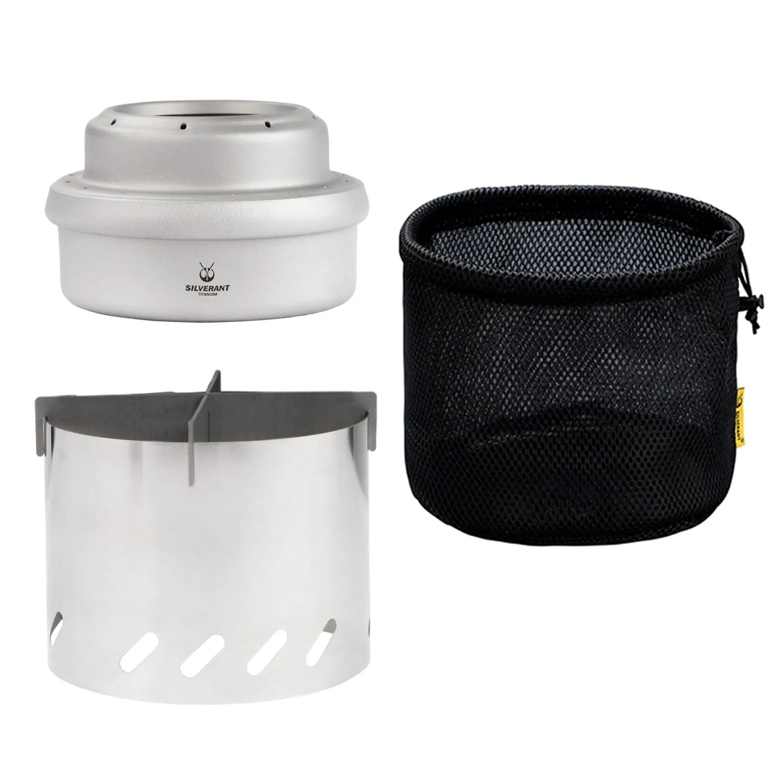 Ultralight Titanium Multi-Fuel Alcohol Stove