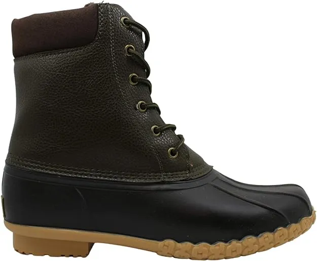 Weatherproof Men’s Adam2 Leather Closed Toe Ankle Fashion Boots Color Olive Size 10M 